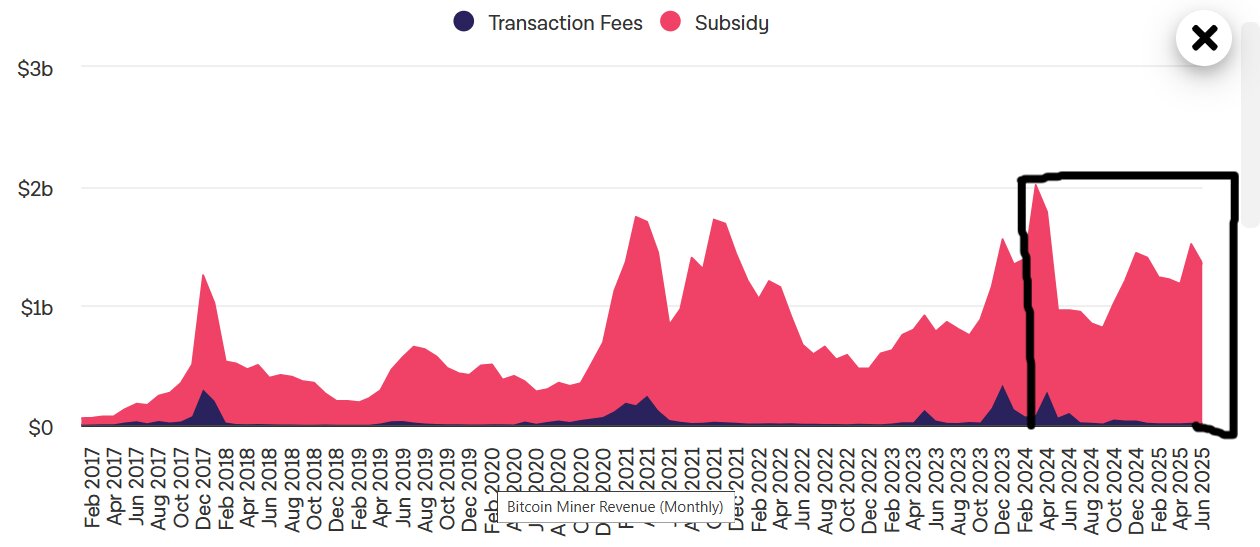 Bitcoin miners revenue