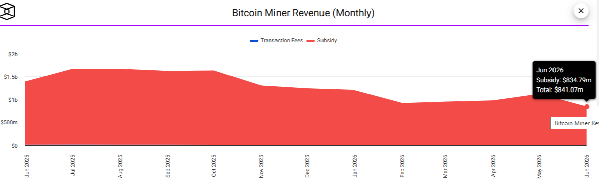 Bitcoin Miners Revenue