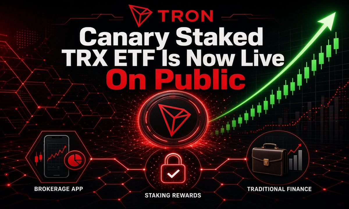 Canary Staked TRX ETF Is Now Live On Public