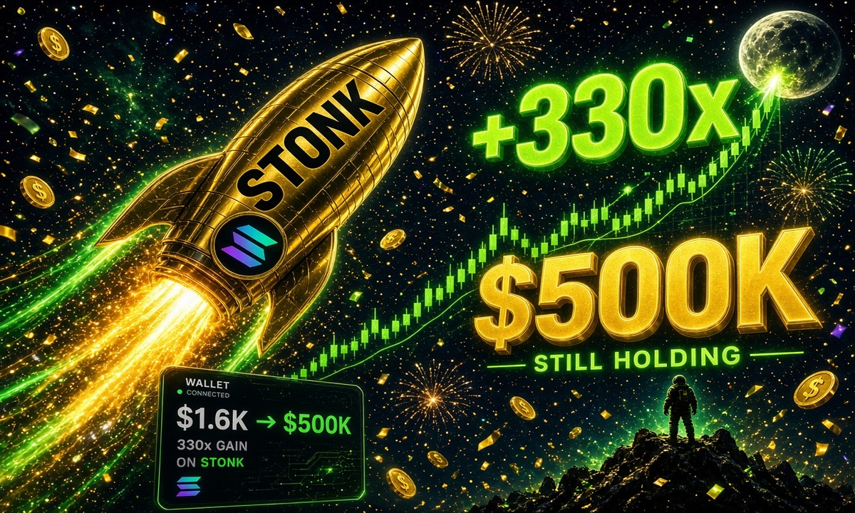 Wallet Turns $1.6K Into $500K With 330x Gain on STONK — Still Holding STONK